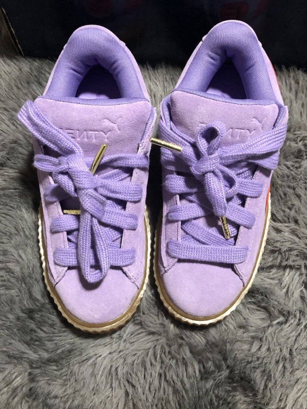 Puma Fenty by Rihanna Creeper Phatty Lavender Alert Purple Women's, Size 6.5 - Picture 2 of 6